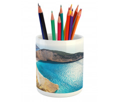 Zakynthos Island Coast Pencil Pen Holder