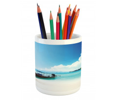 Boat Poda Island Thai Pencil Pen Holder