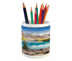 Moraine Lake Sunset Pencil Pen Holder