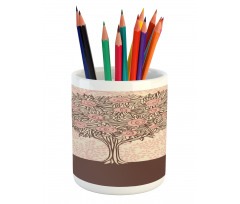 Flourishing Tree Branch Pencil Pen Holder