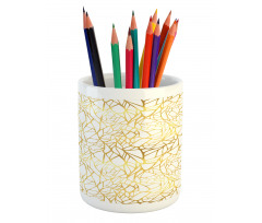 Abstract Exotic Pencil Pen Holder