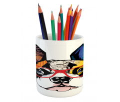 Modern Art Colorful Pencil Pen Holder