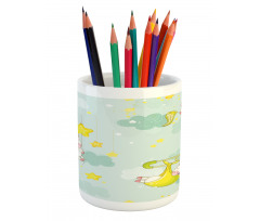 Night Animals Pencil Pen Holder