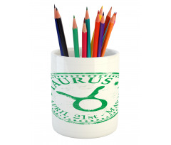 Vintage Star Sign Pencil Pen Holder