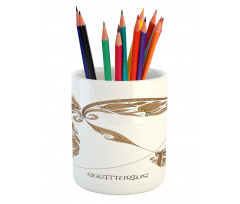 Bow and Arrow Pencil Pen Holder