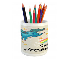 Unicorn Rainbow Pencil Pen Holder