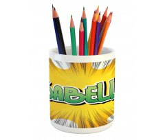 American Birth Name Pencil Pen Holder