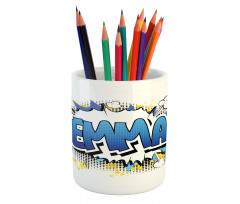 Youthful Teen Comic Book Pencil Pen Holder