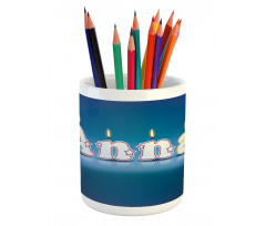 Birthday Candles Name Pencil Pen Holder