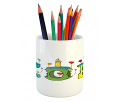 Colorful Birthday Candles Pencil Pen Holder