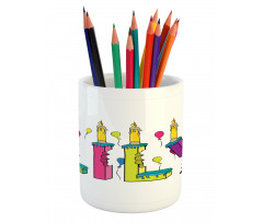 Joyful Letters Birthday Pencil Pen Holder