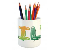 Common Girl Name Balloons Pencil Pen Holder