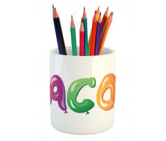 Traditional Male Name Pencil Pen Holder