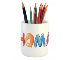 Colorful Common American Boy Pencil Pen Holder