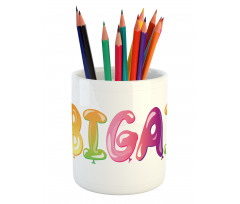 Father's Joy Girl Name Pencil Pen Holder