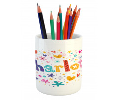 Happy Smiling Stars Pencil Pen Holder