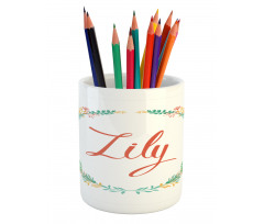 Celebratory Girl Name Classic Pencil Pen Holder