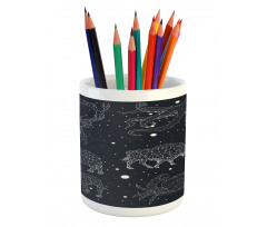 Constellation Signs Pencil Pen Holder