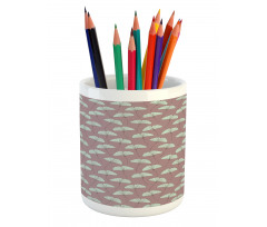 Ginkgo Leaves Retro Pencil Pen Holder