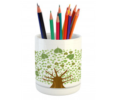 Fig Bodhi Leaves Pencil Pen Holder