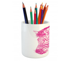 Animal Head Vibrant Pencil Pen Holder