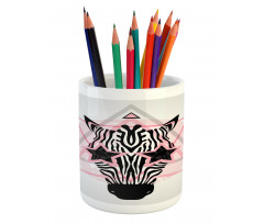 Hipster Star Eyes Pencil Pen Holder