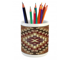 Pixel Art Design Pencil Pen Holder