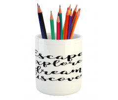 Brush Calligraphy Dream Pencil Pen Holder