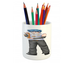 Zodiac Libra Boy Pencil Pen Holder