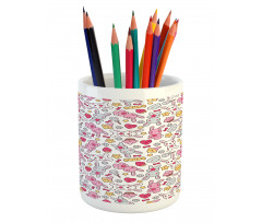 Japanese Kids Cartoon Pencil Pen Holder