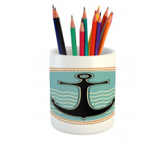 Nautical Design Pencil Pen Holder