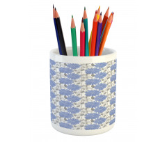 Cornflower Blossom Pencil Pen Holder