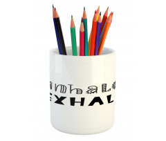 Yoga Health Pencil Pen Holder