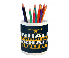 Athlete Weighlift Pencil Pen Holder