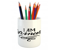 Girlish Words Pencil Pen Holder