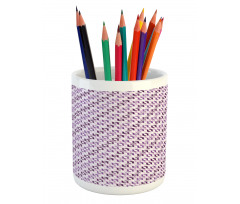 Swirling Floral Style Pencil Pen Holder