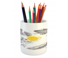 Organic Farm Pencil Pen Holder