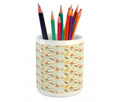 Bear Fox and Bunny Pencil Pen Holder