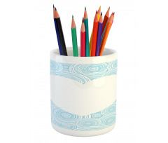 Concentric Circles Pencil Pen Holder