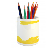 Watercolor Stain Pencil Pen Holder