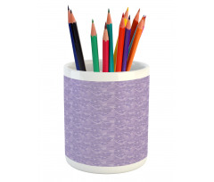 Romantic Syringa Garden Pencil Pen Holder