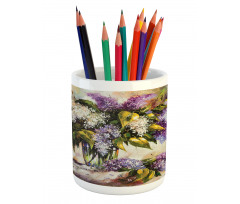 Impressionist Oil Paint Pencil Pen Holder