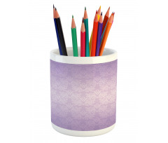 Baroque Swirl Motifs Pencil Pen Holder