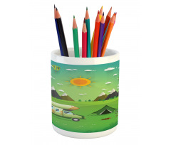 Outdoors Caravan Pencil Pen Holder