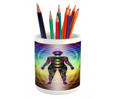 Geometric Diagram Energy Pencil Pen Holder