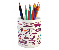 Colorful Characters Pencil Pen Holder