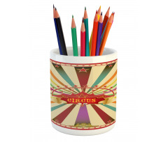 Invitation Vintage Tent Pencil Pen Holder