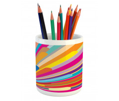 Burst of Lines Pencil Pen Holder