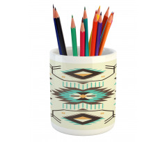Aztec Art Pencil Pen Holder