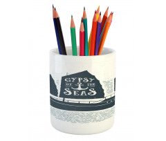 Gypsy of the Sea Pencil Pen Holder